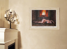Load image into Gallery viewer, Woman in front of the fireplace
